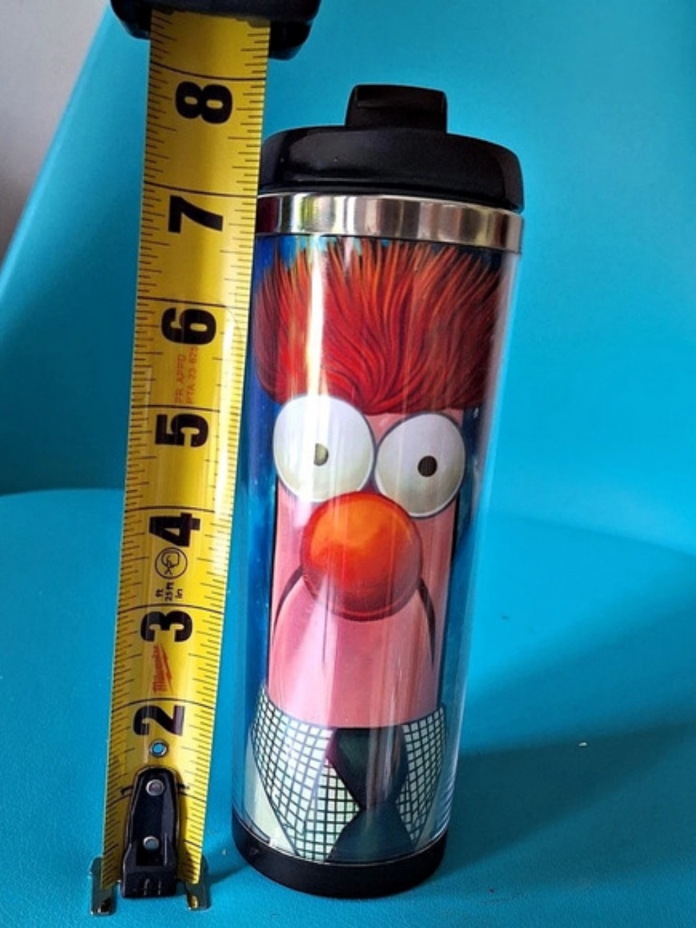 Beaker The Muppets Travel Tumbler in Blue & Black